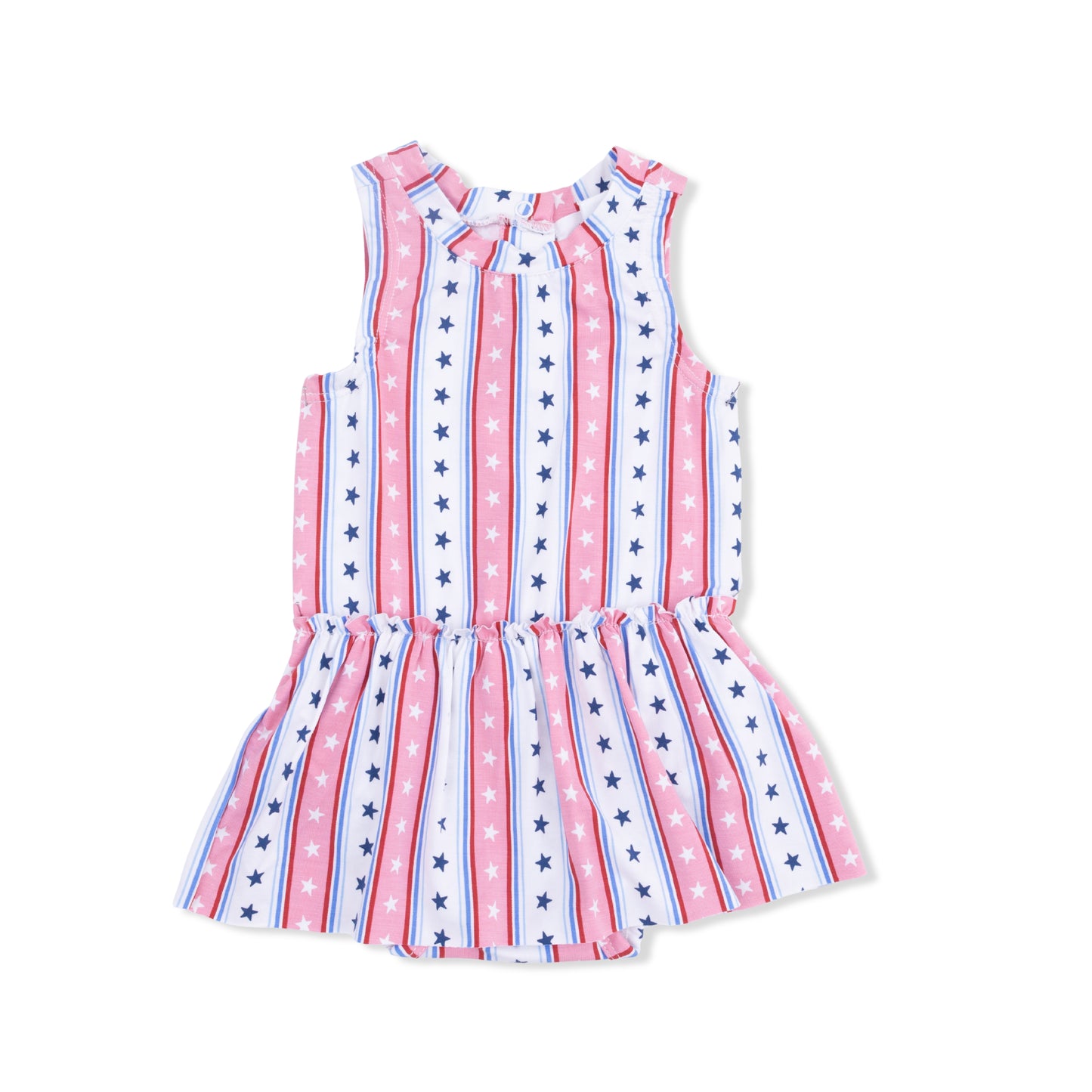 Angel Dear - Stars and Stripes Bodysuit with Skirt