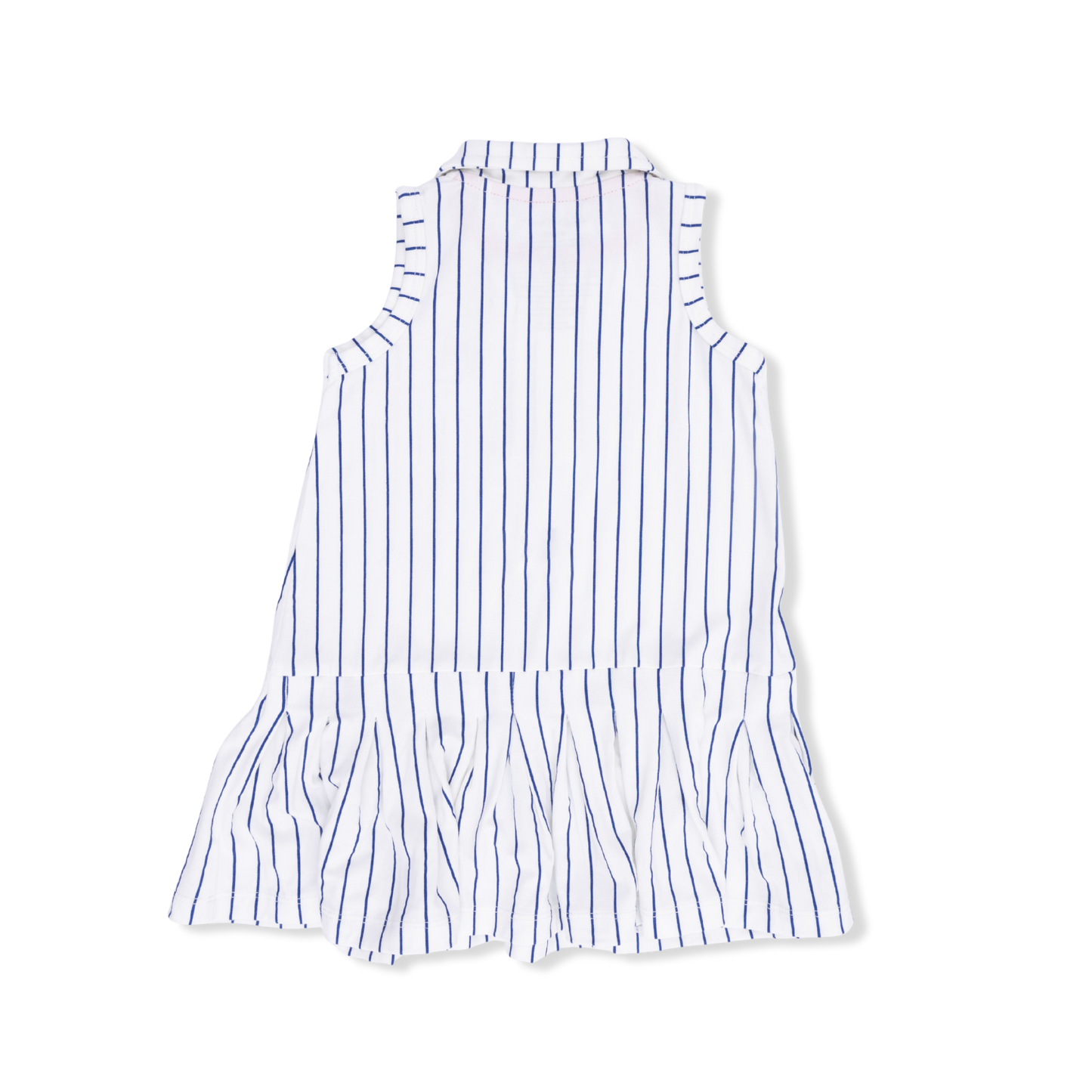 Angel Dear - Baseball Stripe Polo Dress with Cartwheel Short