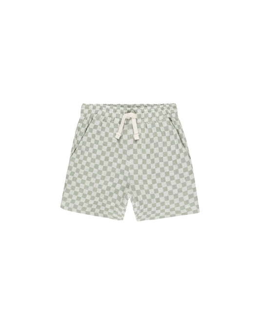 Rylee + Cru -Bermuda Short || Sage Check