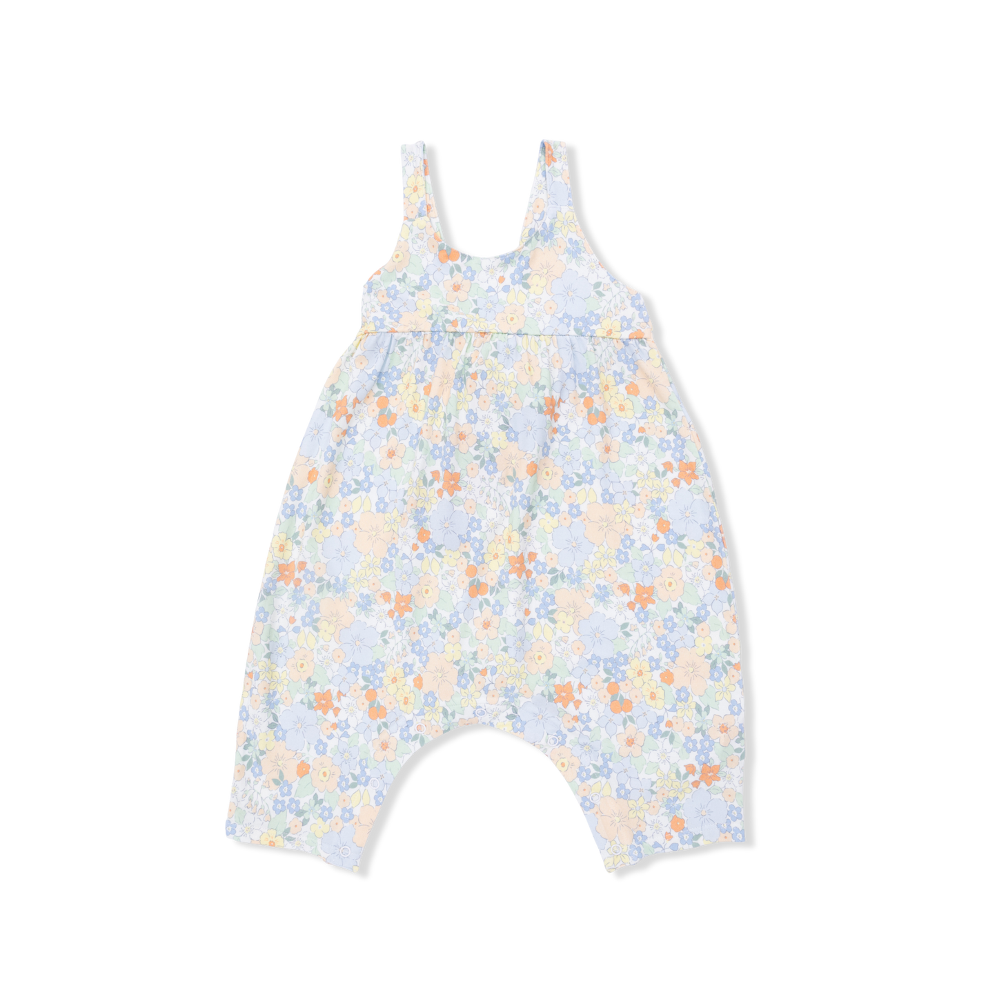Angel Dear - Georgia Floral Tie Back Romper