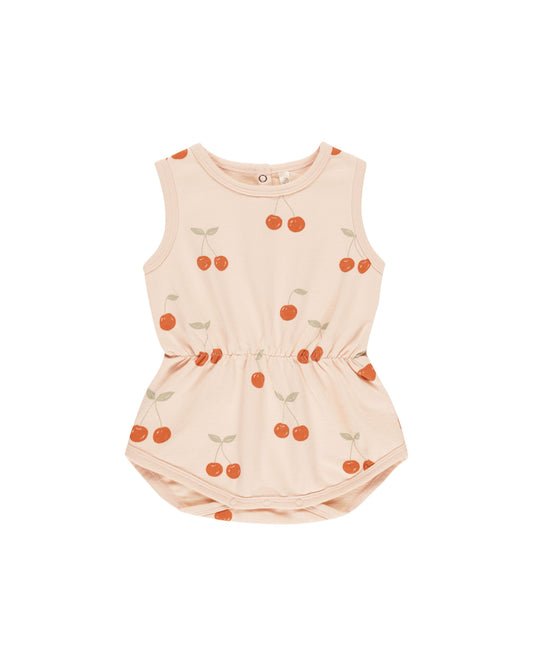 Rylee + Cru - Cinch Playsuit || Cherries