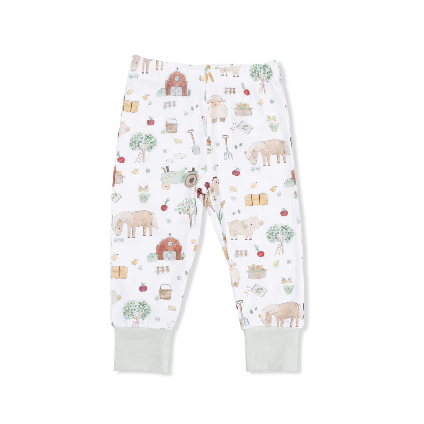 Angel Dear - Cute Farm Animals Short Sleeve Loungewear Set