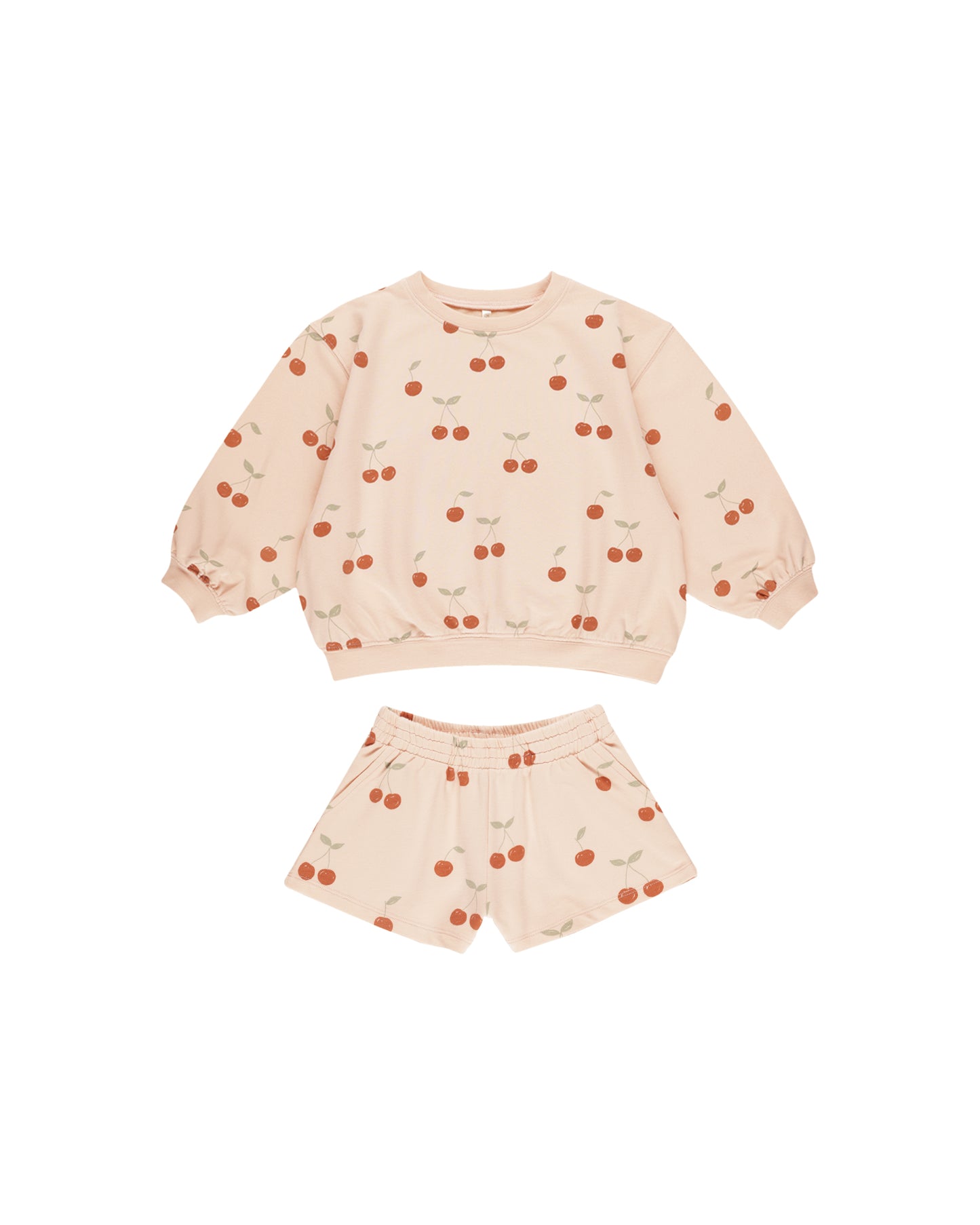 Rylee + Cru - Summer Terry Set || Cherries