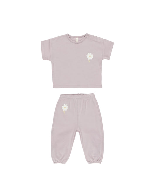 Quincy Mae - JERSEY TEE + PANT SET || DAISY