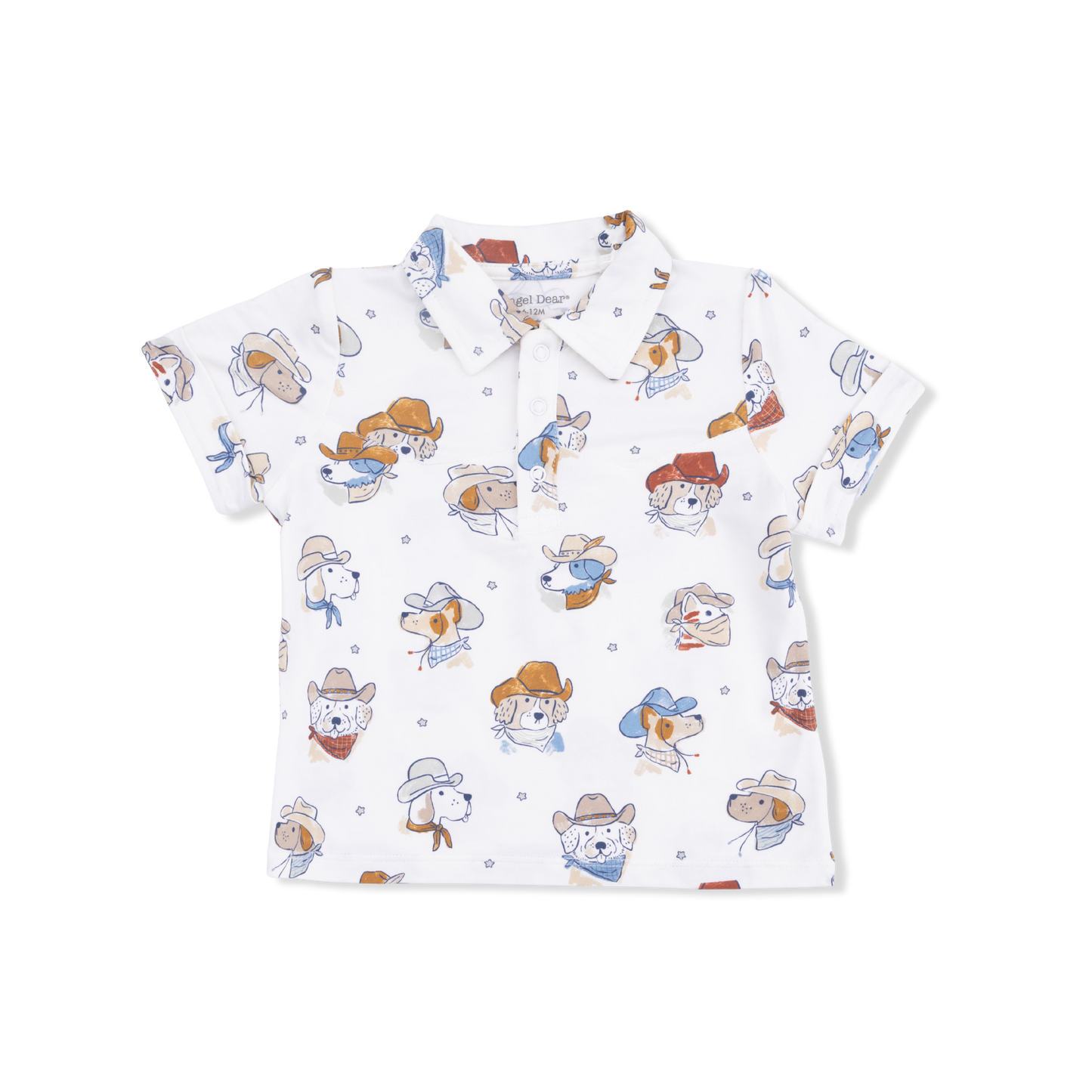 Angel Dear - Cowdogs Cowboy Polo with Casual Short