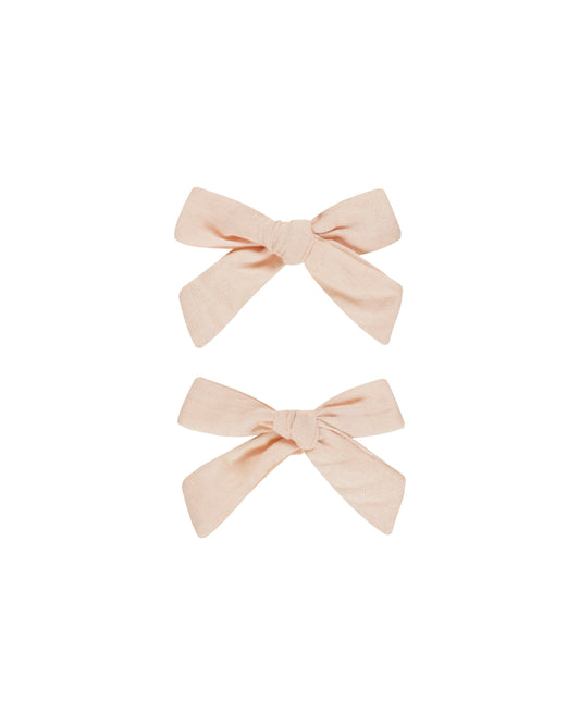 Rylee + Cru - Bows, Set of 2 || Shell