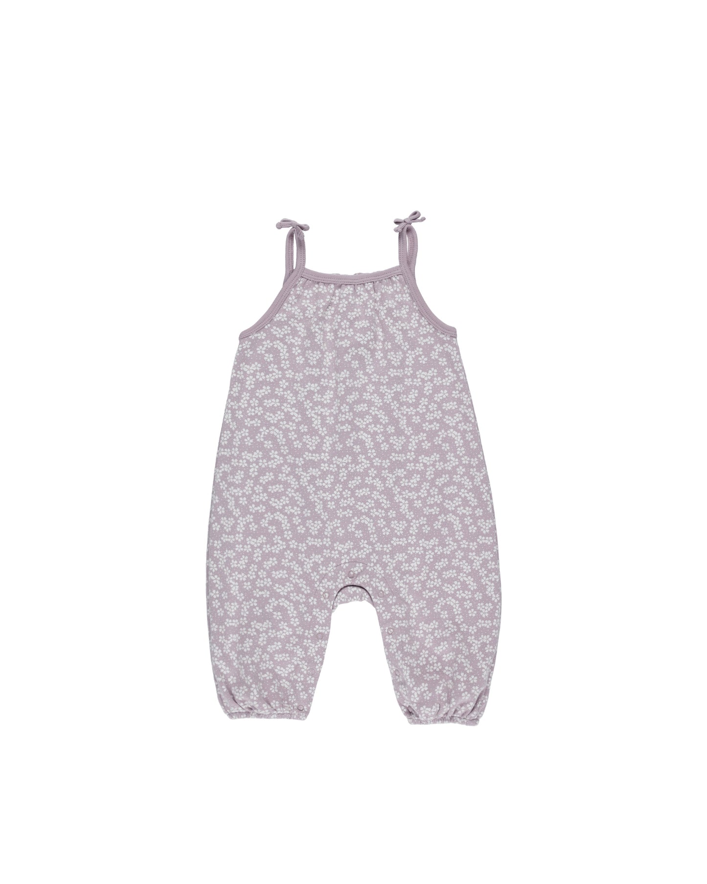 Quincy Mae - SMOCKED JUMPSUIT || LAVENDER DITSY