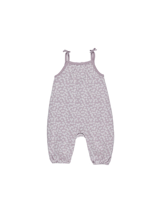 Quincy Mae - SMOCKED JUMPSUIT || LAVENDER DITSY