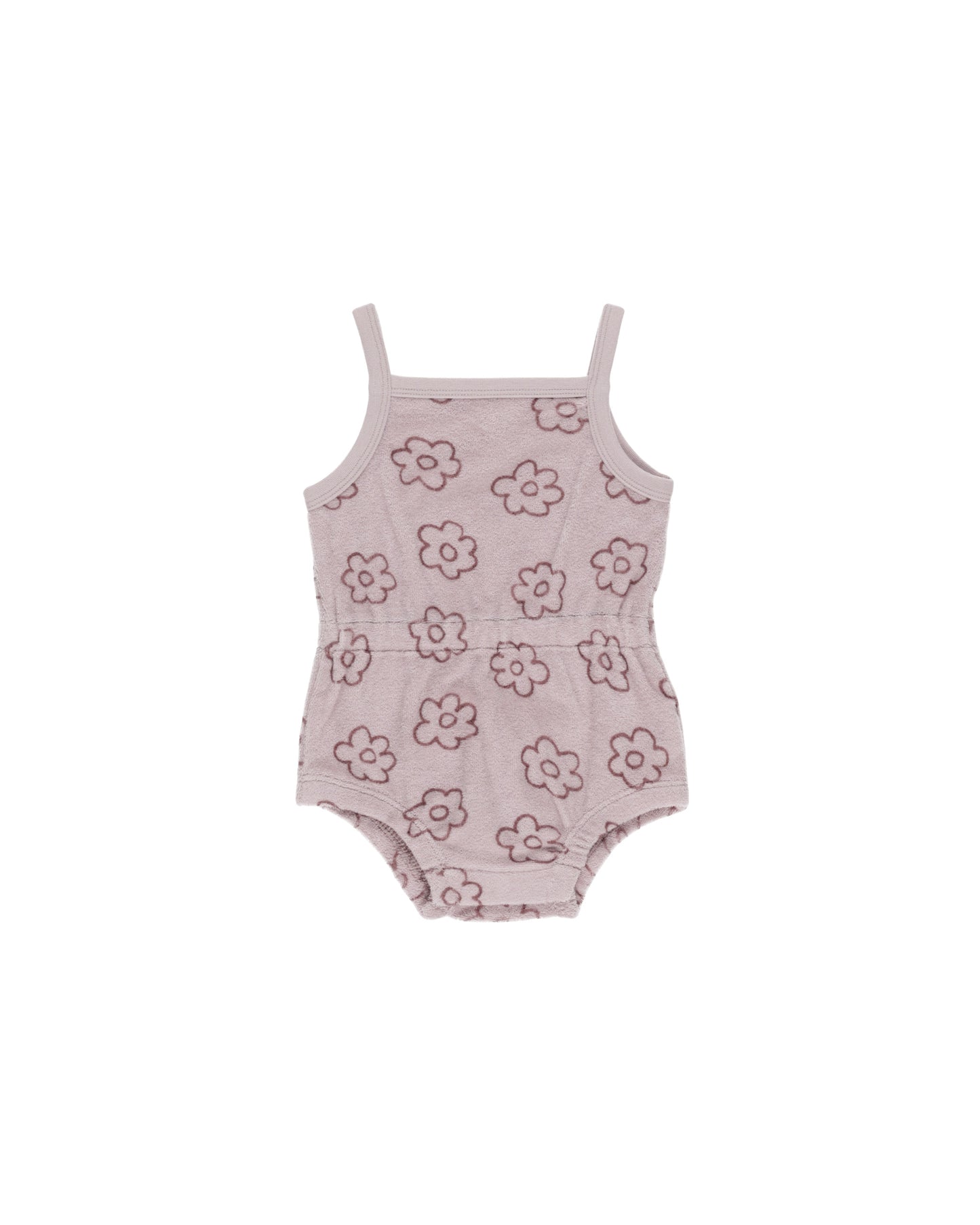 Quincy Mae - TERRY CINCH ROMPER || DAISY