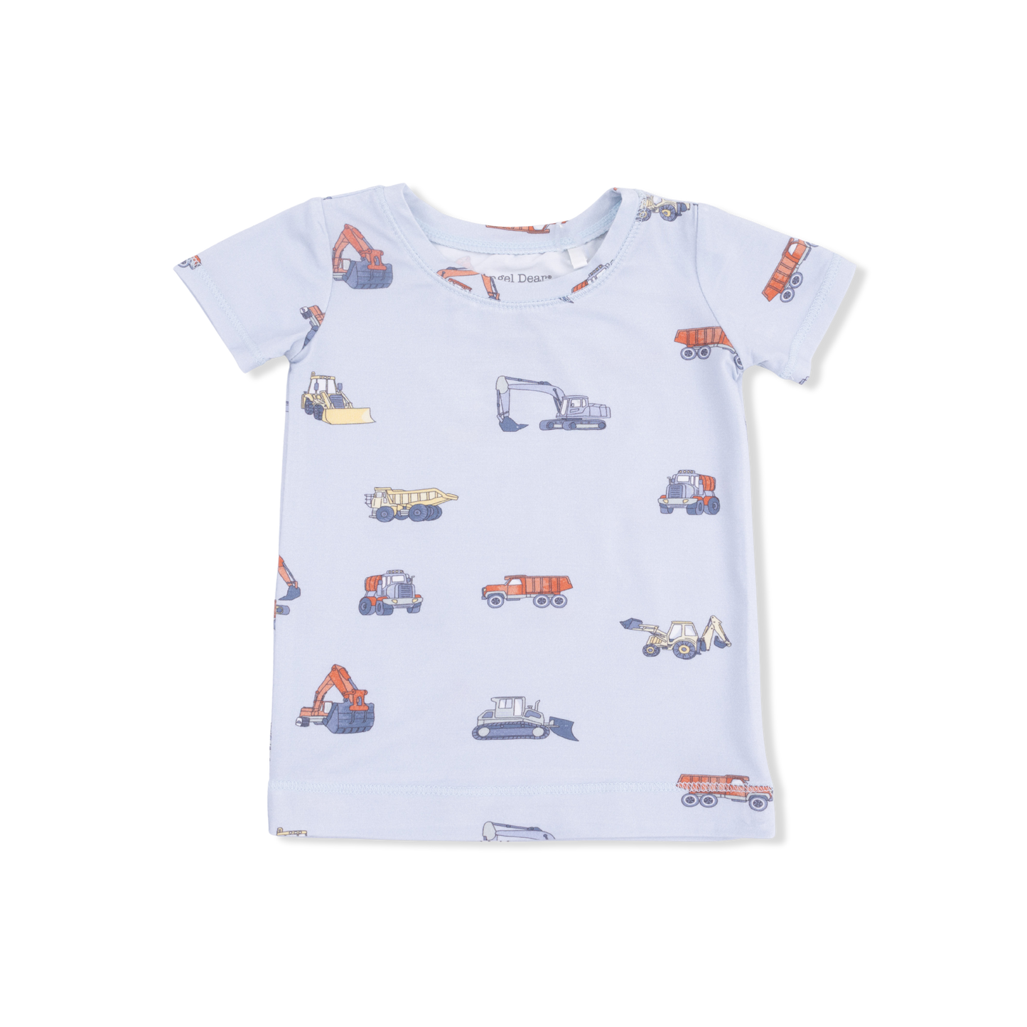 Angel Dear - Construction Vehicles Short Sleeve Loungewear Set
