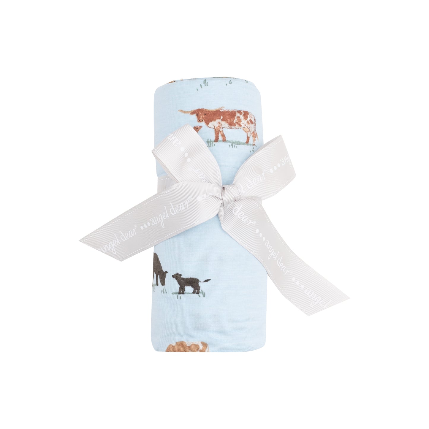Angel Dear - Cow Families Swaddle Blanket
