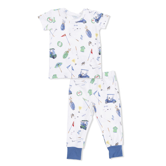 Angel Dear - Golf Things Short Sleeve Loungewear Set