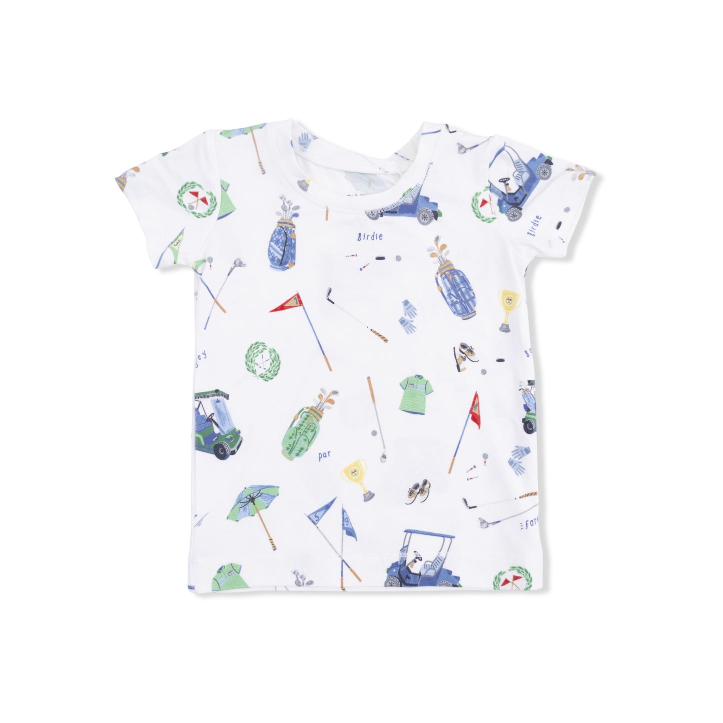 Angel Dear - Golf Things Short Sleeve Loungewear Set