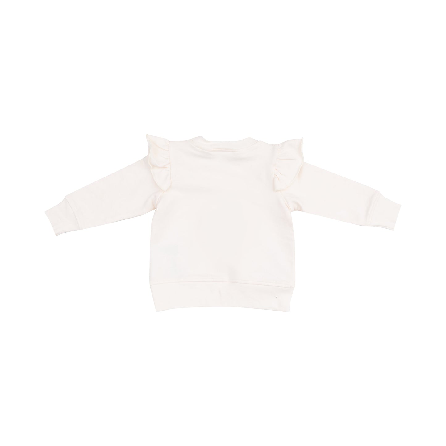 Angel Dear - Danish Daisy French Terry Ruffle Patch Sweatshirt + Jogger