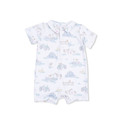 Angel Dear - Farm Animal Party Polo Shortie