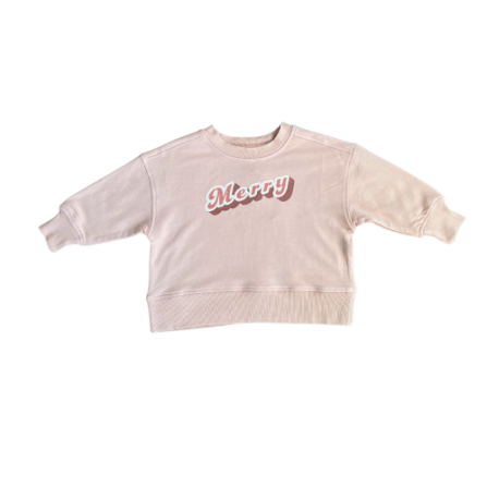 Babysprouts - Merry Boxy Sweatshirt with Candy Cane Leggings