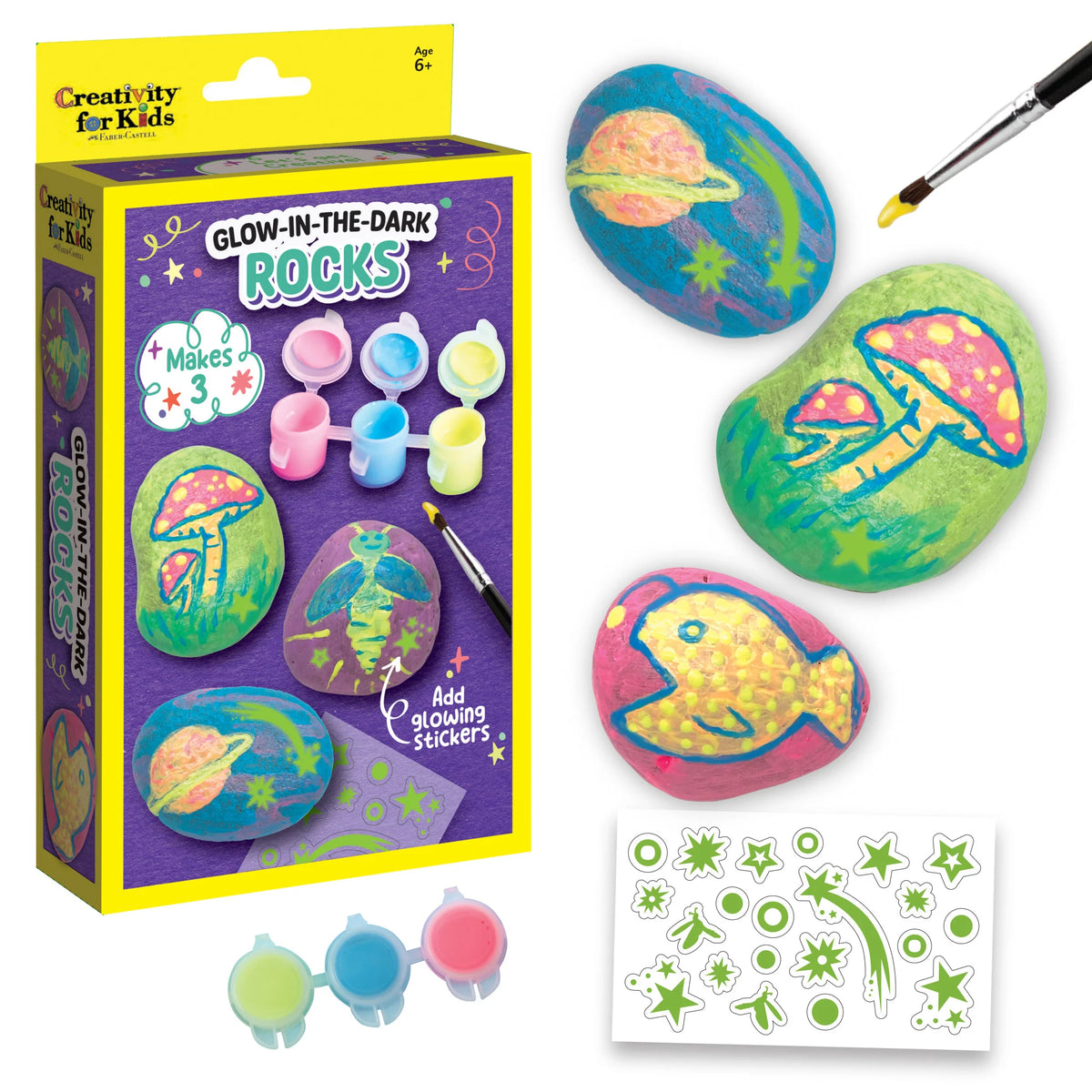Faber-Castell - Glow in the Dark Rocks