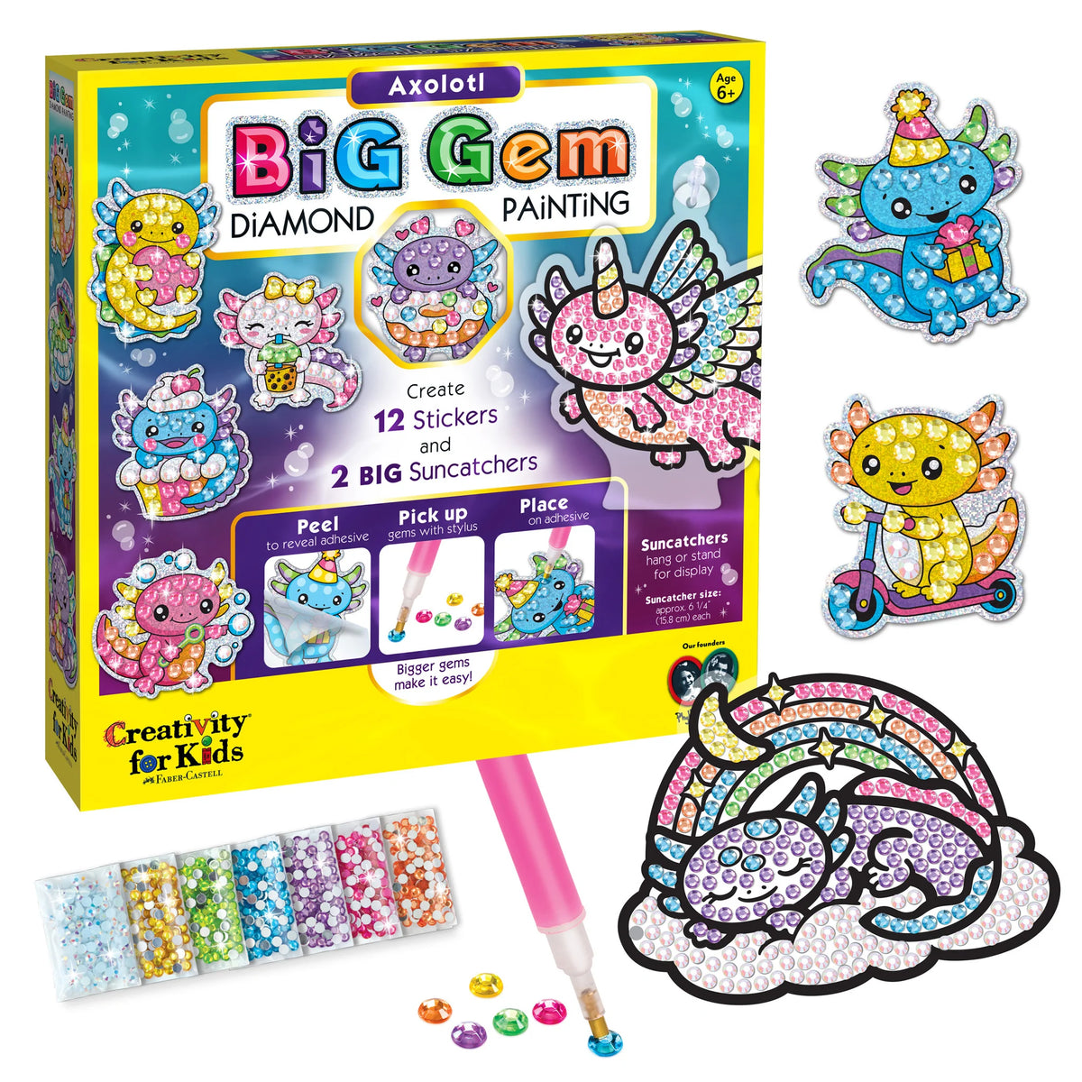 Faber-Castell - Axolotl Big Gem Diamond Painting