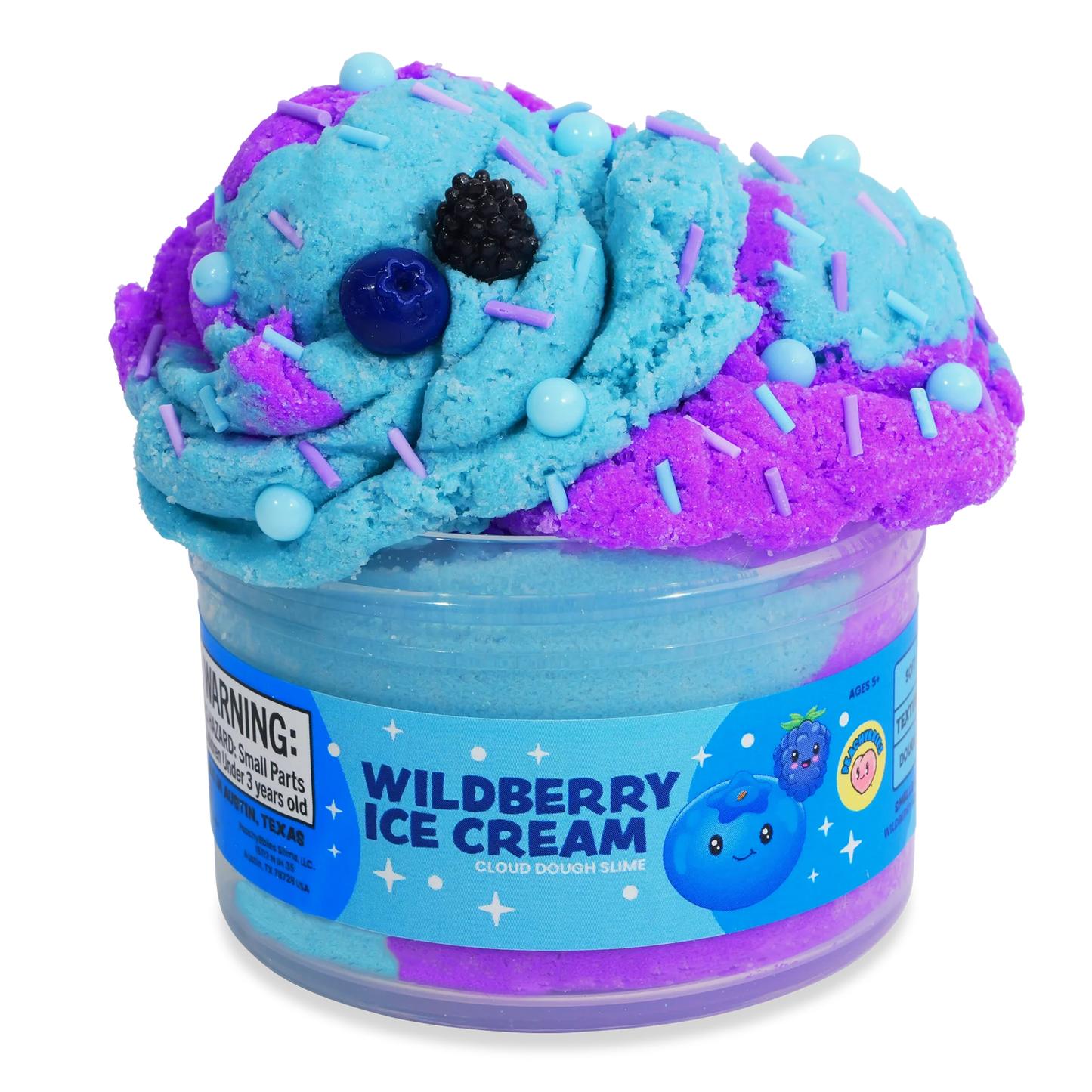 PeachyBbies - Wildberry Ice Cream Cloud Dough Slime