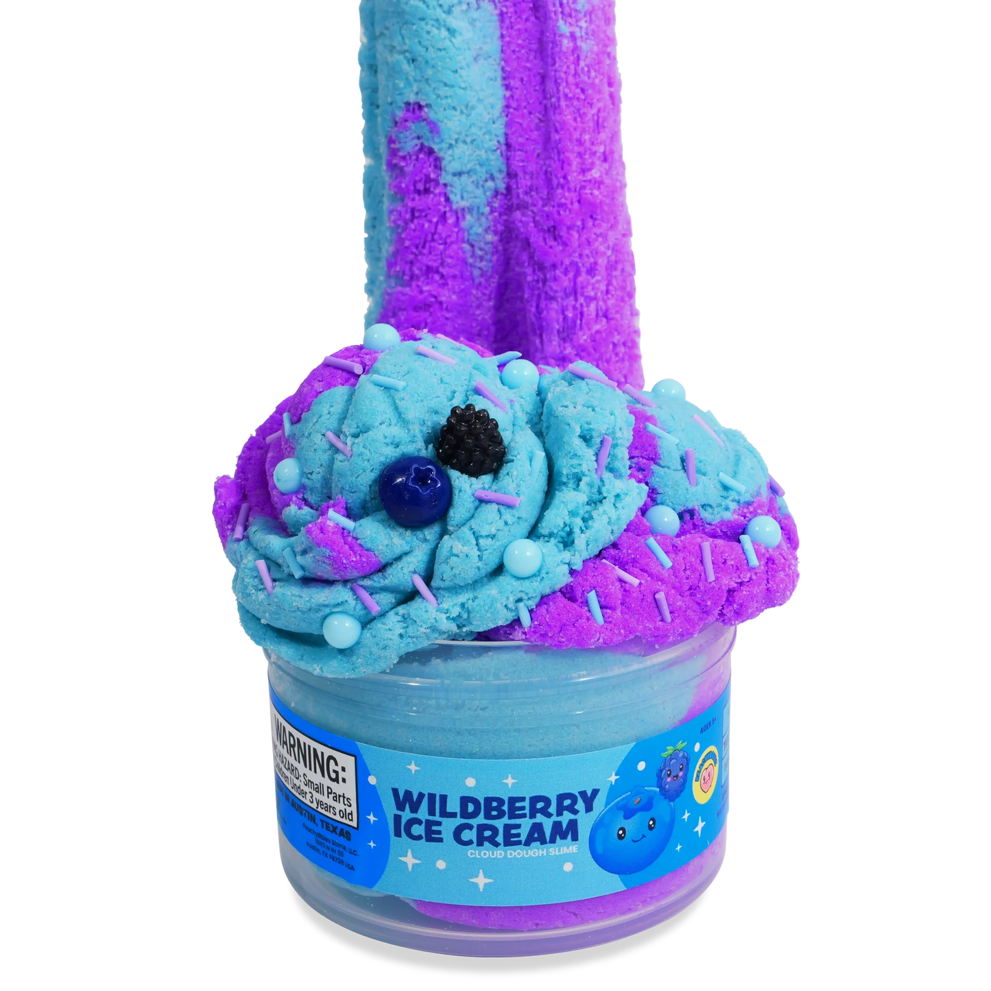 PeachyBbies - Wildberry Ice Cream Cloud Dough Slime