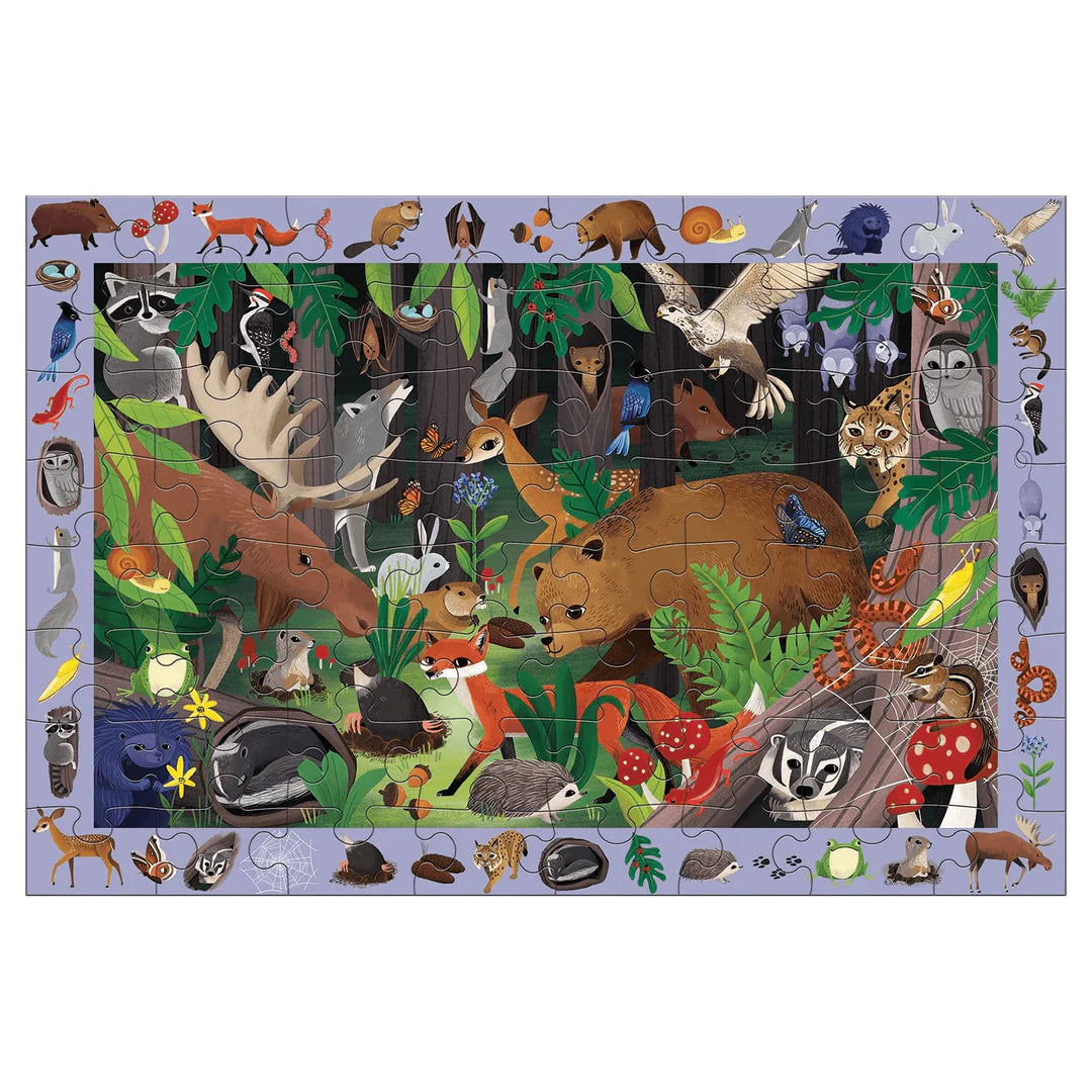 Mudpuppy - Woodland Forest Search and Find Puzzle