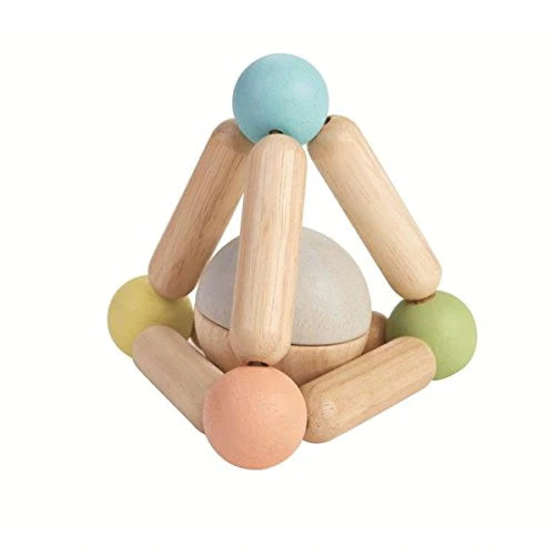 PlanToys - Pastel Triangle Clutching Toy