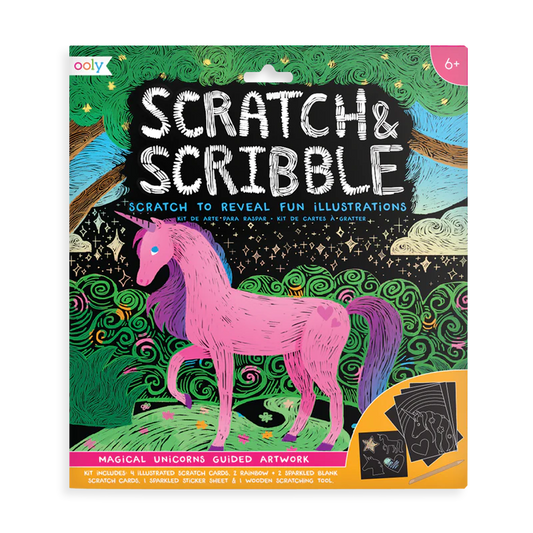 OOLY - Scratch & Scribble Magical Unicorns