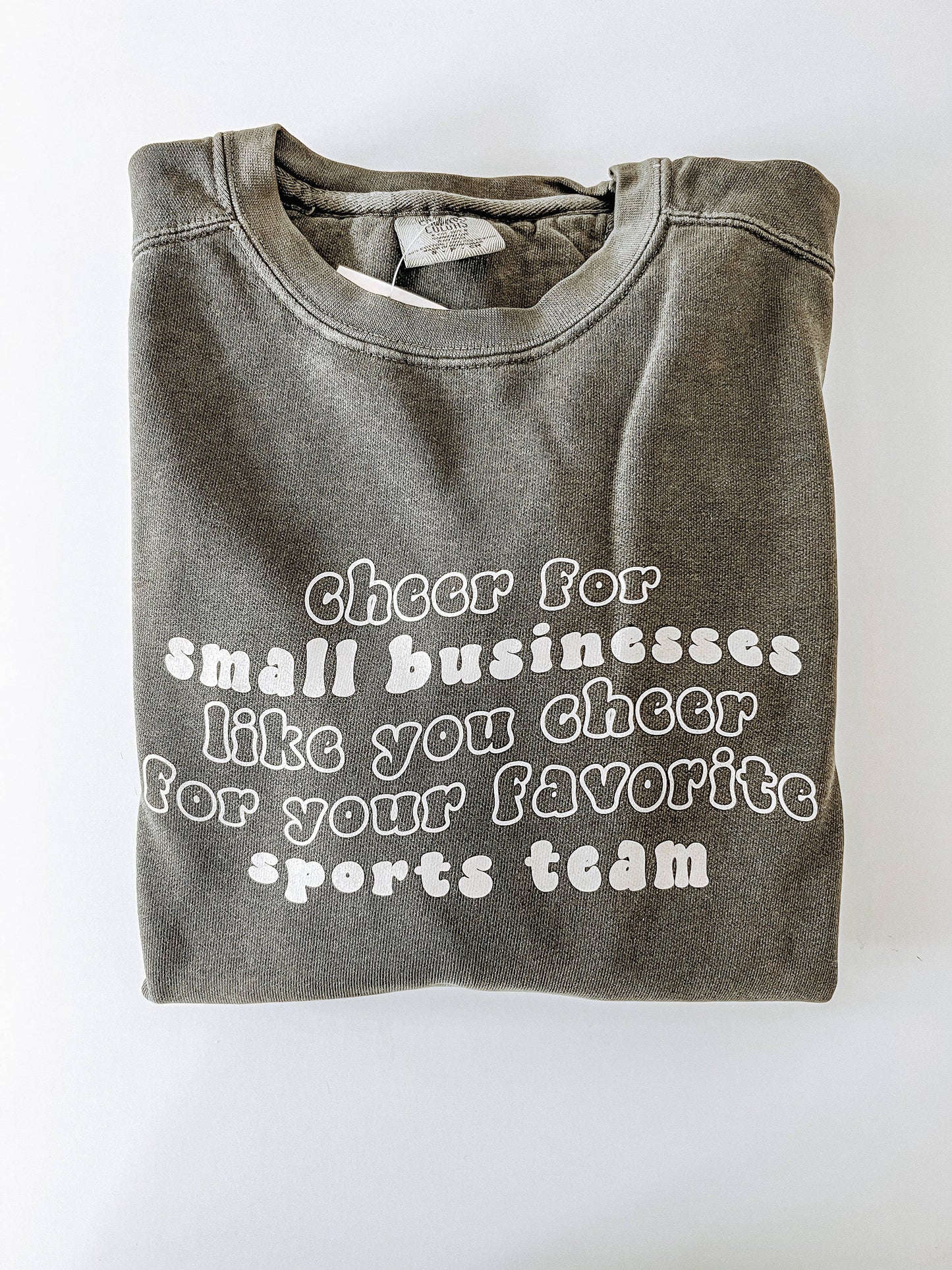 Saved by Grace Co. - Cheer For Small Businesses Pullover