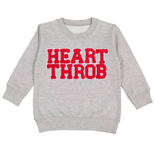 Sweet Wink - Heart Throb Patch Sweatshirt