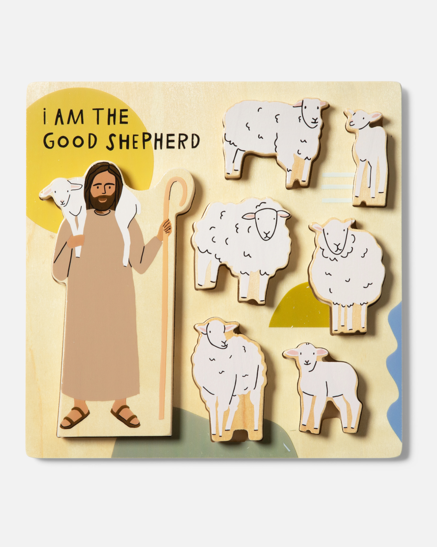 Be A Heart - Wooden Puzzle | Catholic Puzzle For Kids | Kids Toy: Good Shepherd