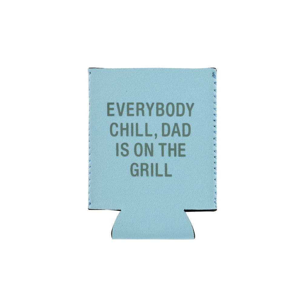 About Face Designs - Dad is on the Grill Koozie