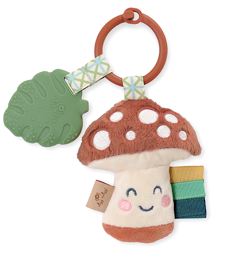 Itzy Ritzy - Itzy Pal™ Plush + Teether Mushroom