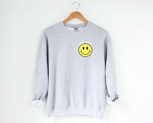 Saved by Grace Co. - Rad Mom Smiley Pullover