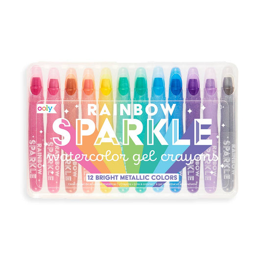 OOLY - Rainbow Sparkle Metallic Gel Crayons