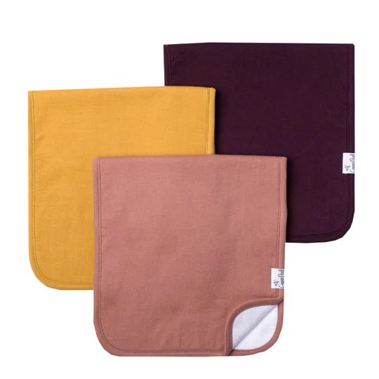 Copper Pearl - Jade Burp Cloth Set (3-pack)