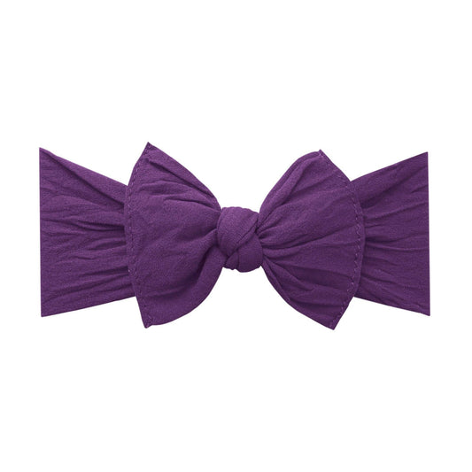 Baby Bling Bows - Plum Knot Bow