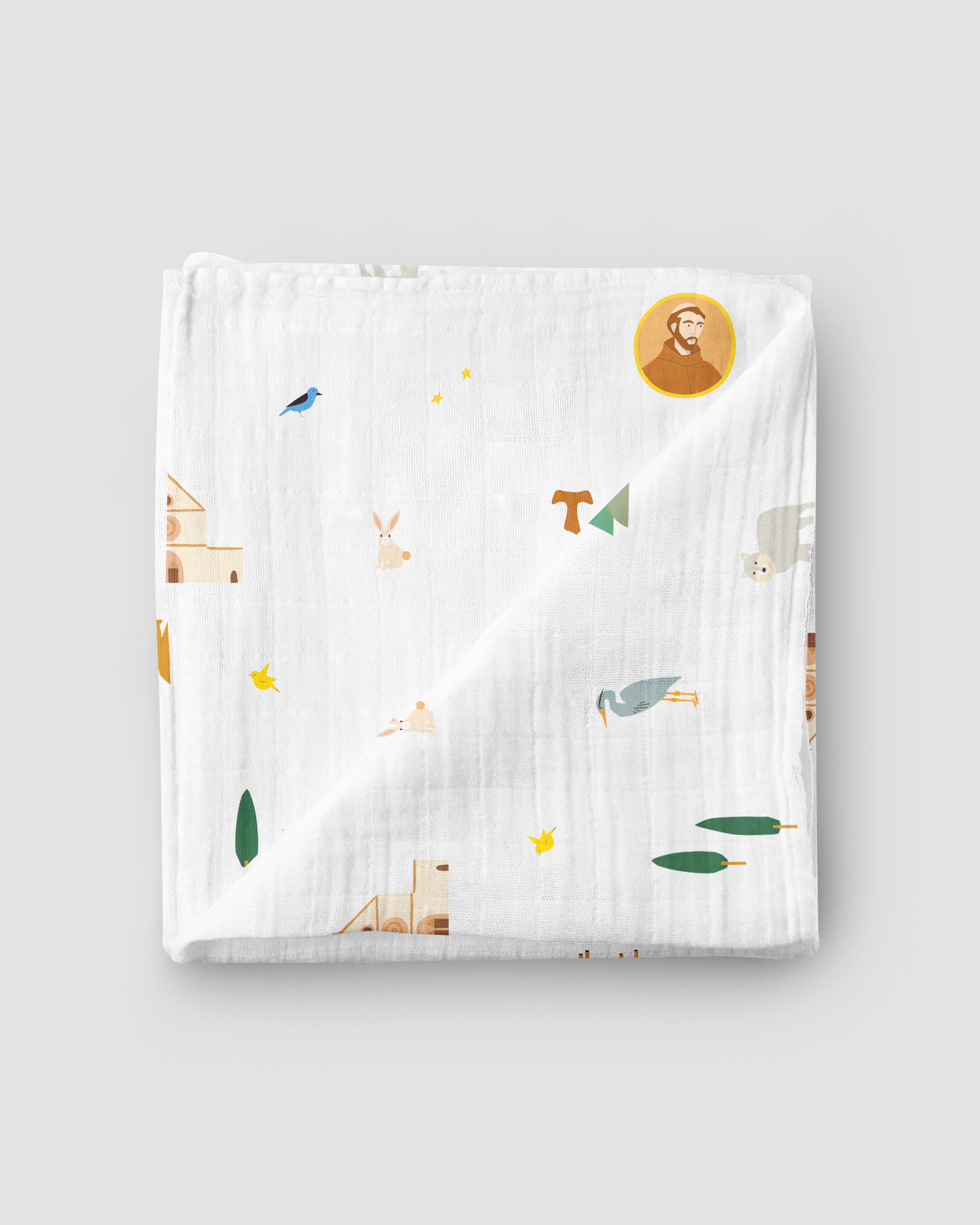 Be A Heart - Swaddle Blanket | Catholic Baby Blanket