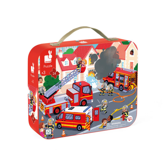 Janod - Fireman Puzzle - 24 Pcs