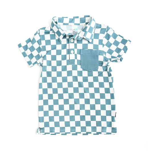 Gigi and Max - Drake Checkered Polo Shirt
