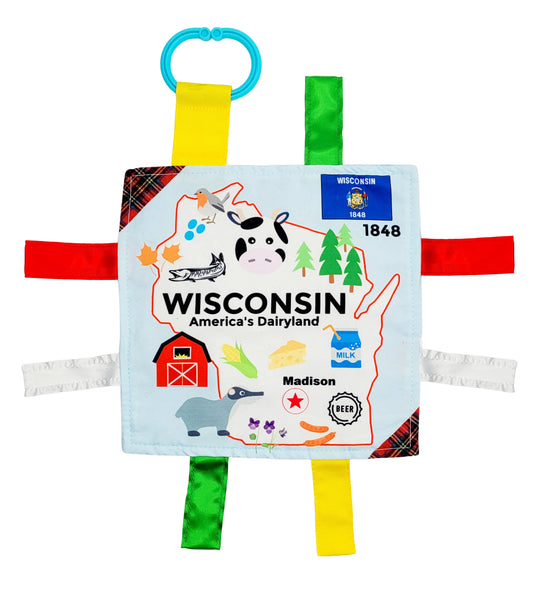 Baby Jack and Company - Wisconsin State Baby Crinkle Tag
