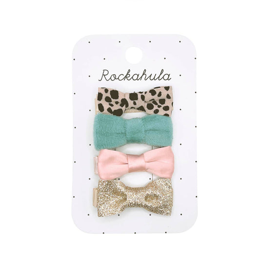 Rockahula Kids - Leopard Love Mini Bow Clips