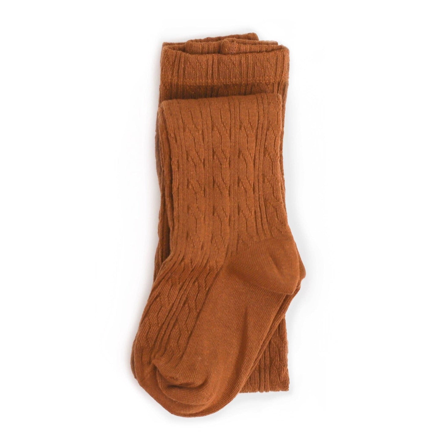 Little Stocking Co. - Sugar Almond Cable Knit Tights