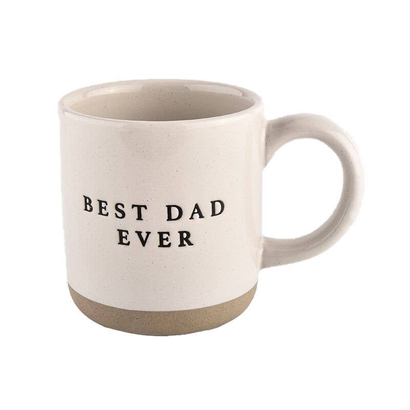 Best Dad Ever - Cream Stoneware Coffee Mug