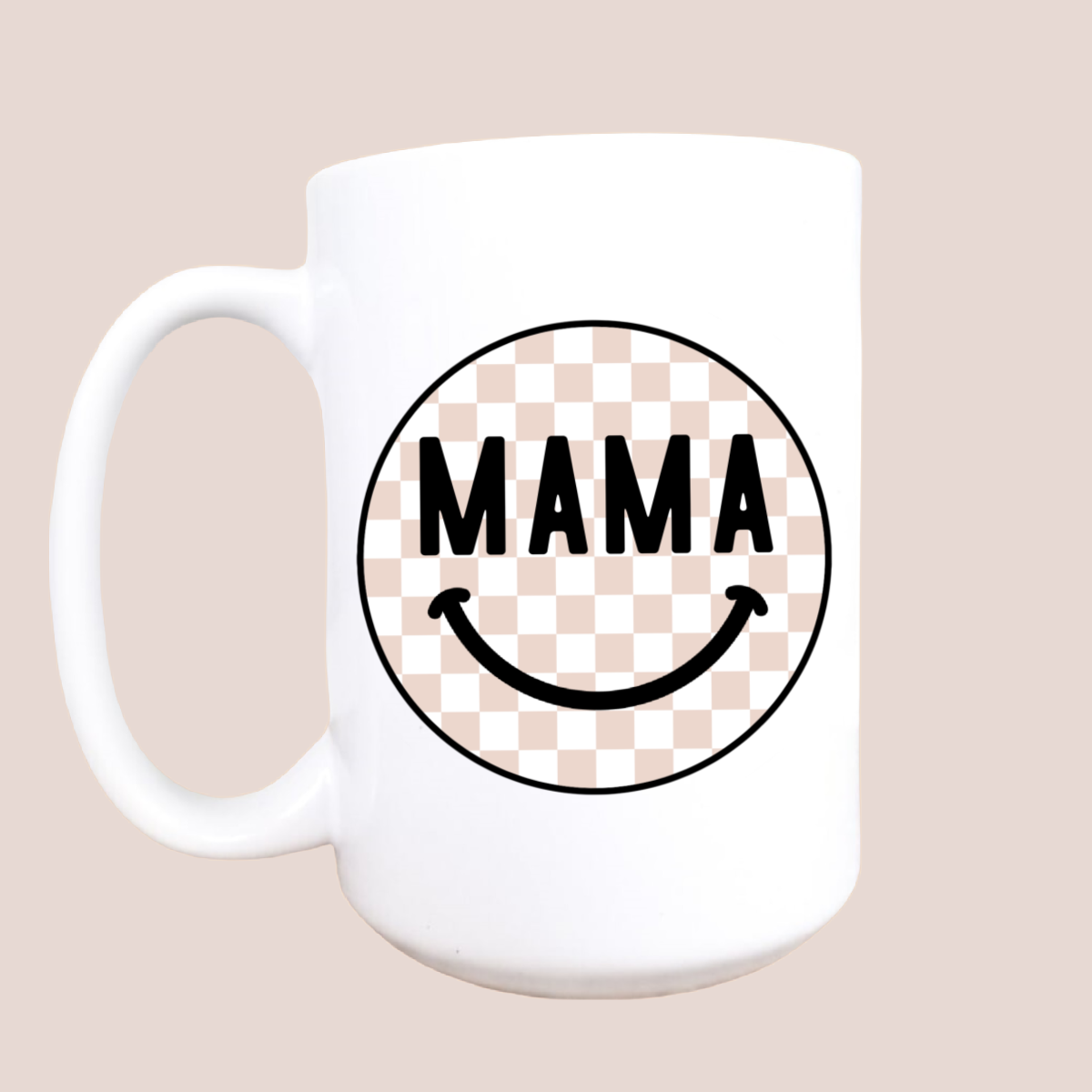 Mug and Mini - Mama Happy Face Coffee Mug