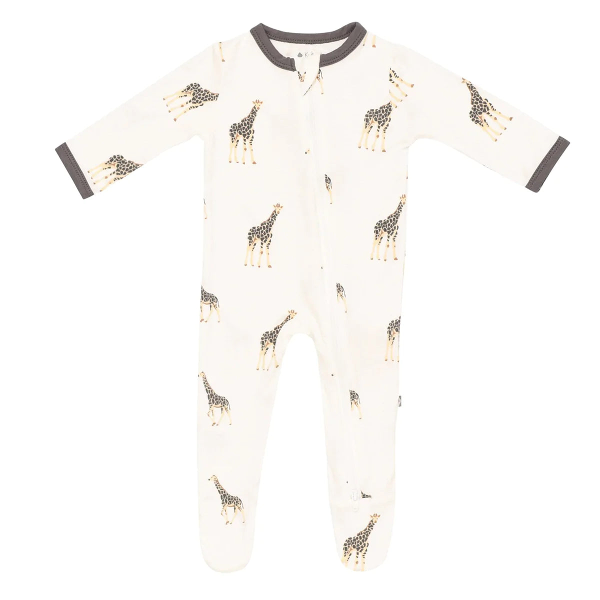 Kyte Baby - Giraffe Zip Footie