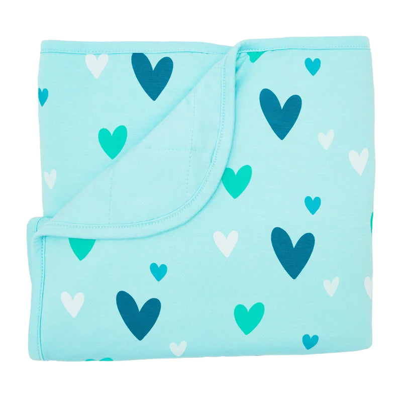 Kyte Baby - Robin Hearts Baby Blanket