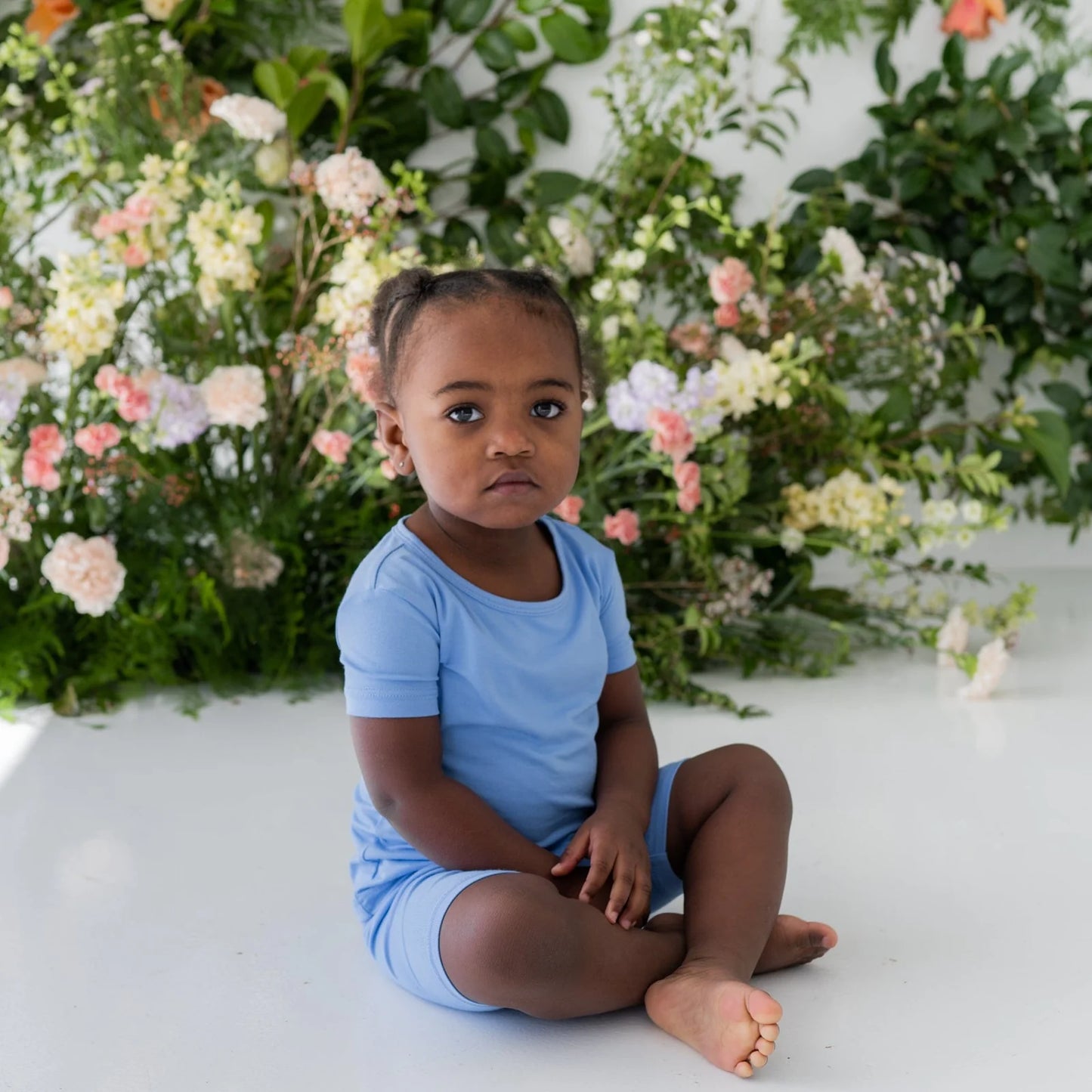 Kyte Baby - Periwinkle Short Sleeve Toddler Pajama Set