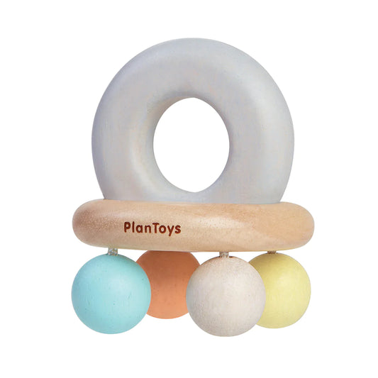 PlanToys - Pastel Bell Rattle